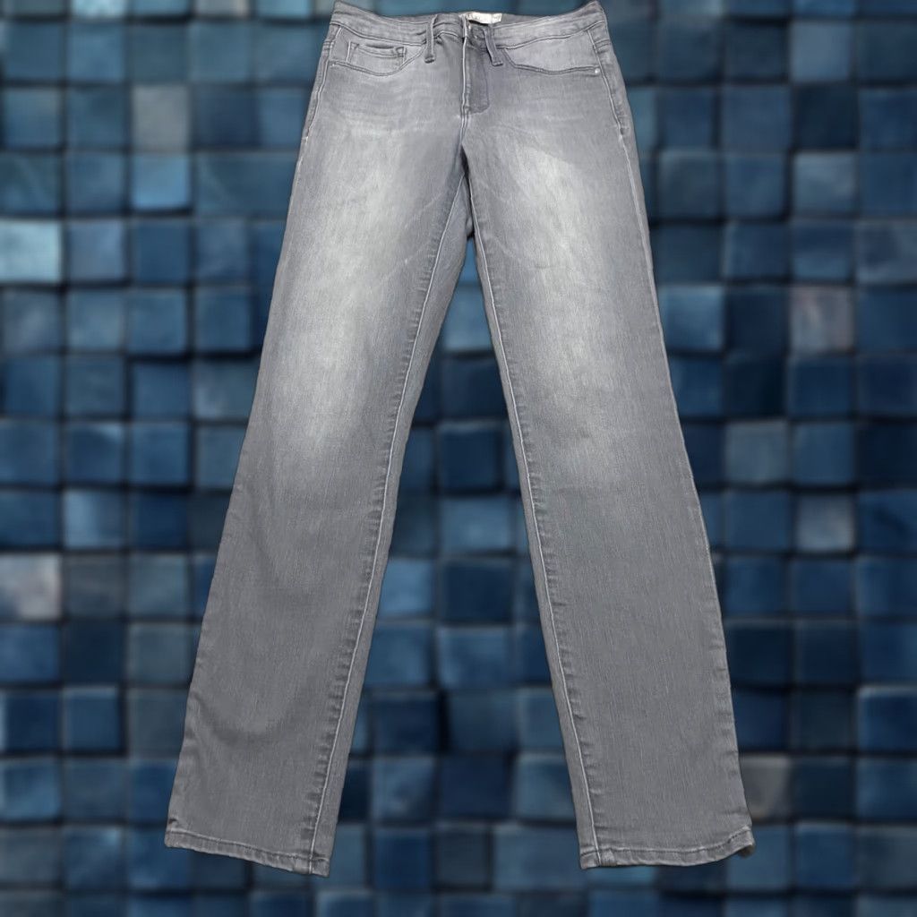 Athleta Athleta Womens Jeans sz 6 Gray Denim Skinny Leg Medium Wash Mid Rise Inseam 29" Size 28" / US 6 / IT 42 - 1 Thumbnail
