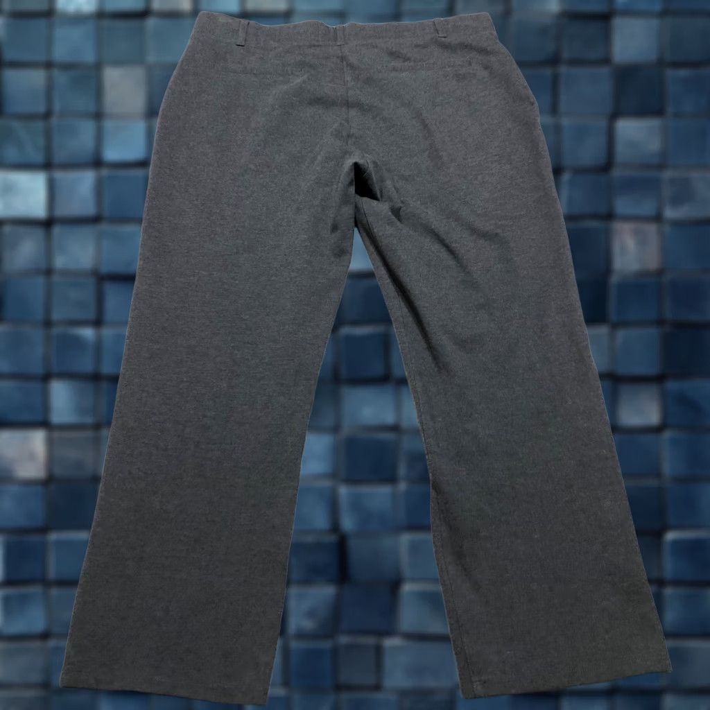 Quince Quince Womens Pants Charcoal Gray Ultra Stretch Ponte Straight Pull On Vintage No Size 40" / US 18 - 1 Thumbnail