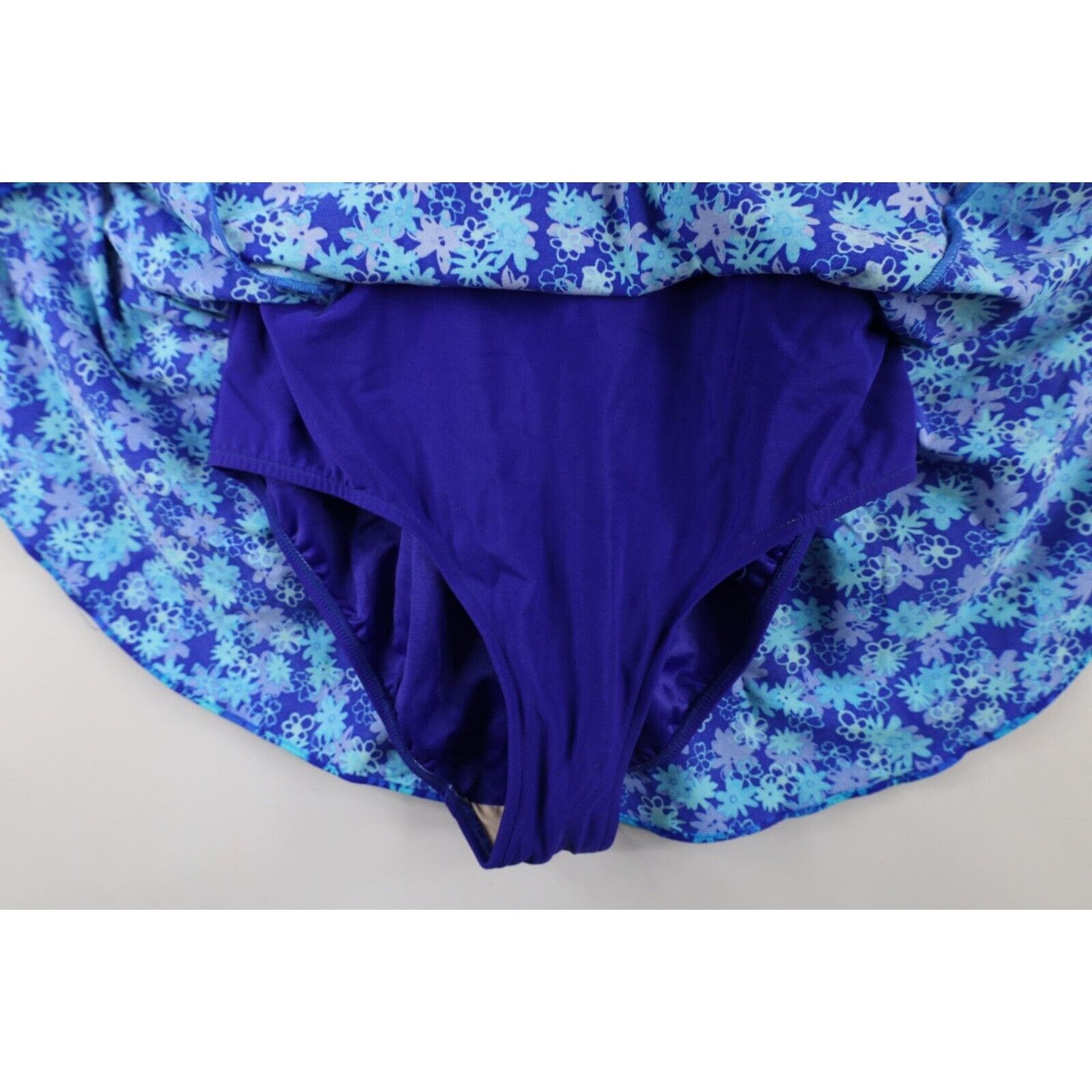 Vintage Vintage 90s Streetwear Flower Floral One Piece Swim Suit Size XXL / US 16-18 / IT 52-54 - 4 Thumbnail