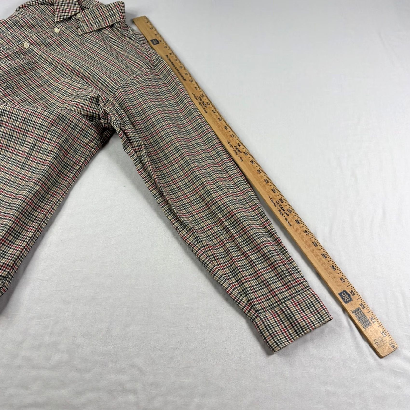 J.Crew VINTAGE J.CREW Oarsman Shirt Mens LT Large Tall Plaid Button Up Long Sleeve 90s Mens Size US L / EU 52-54 / 3 - 7 Thumbnail