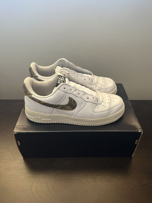 Nike air force 1 low retro premium qs ivory snake sales