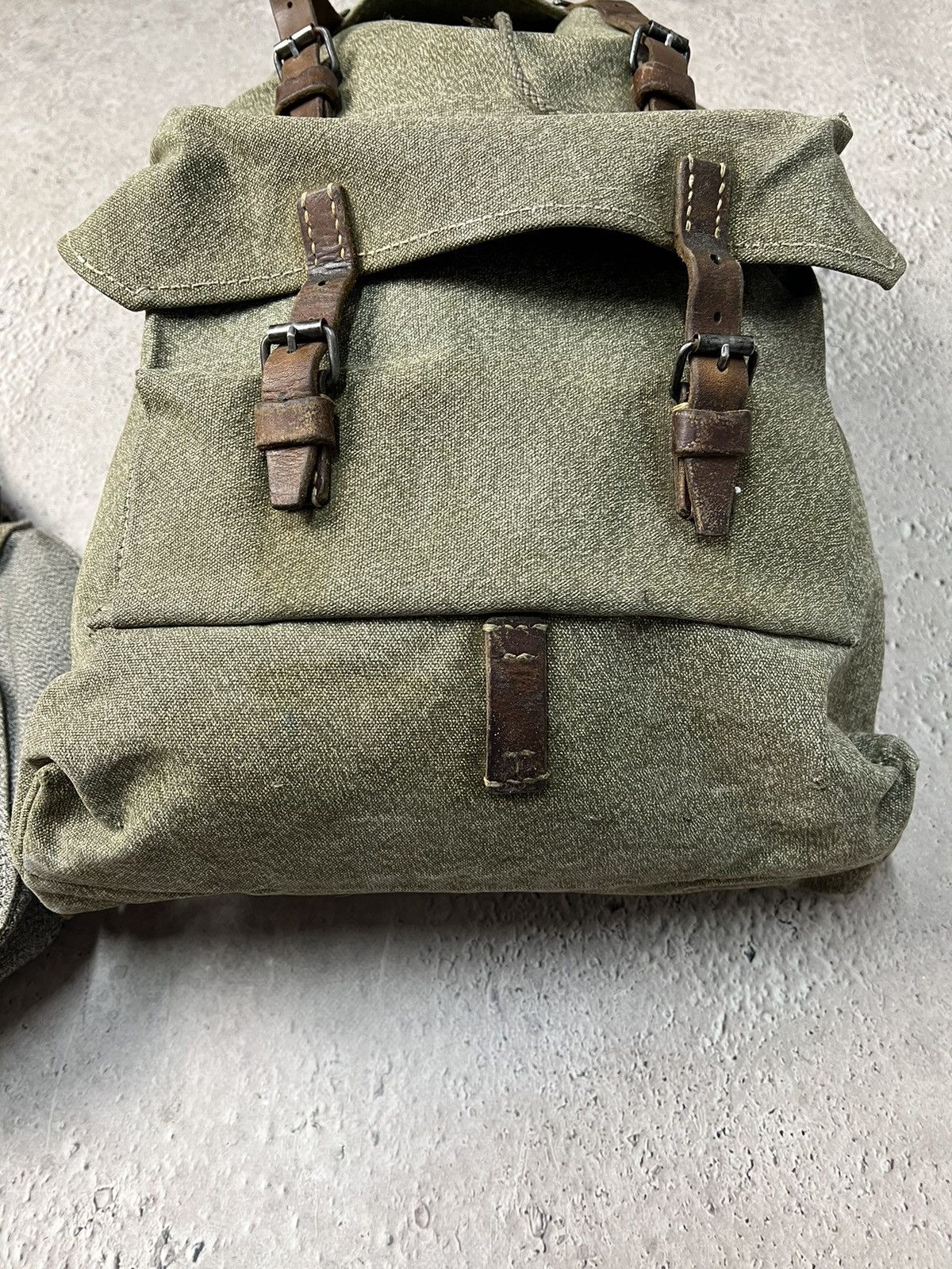 Vintage True Vintage Issue 1948 Bag Pack x2 Swiss Army Size ONE SIZE - 9 Thumbnail