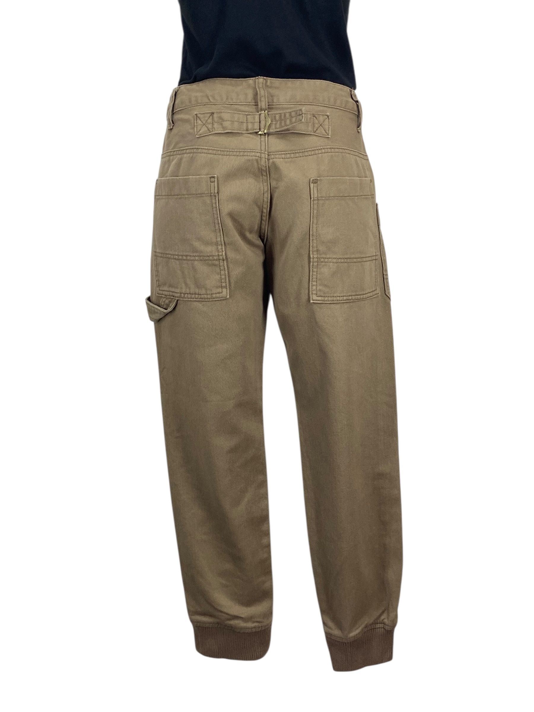Japanese Brand Hickory Skateboard Pants Stripes Cargo Pants Size US 29 - 1 Thumbnail