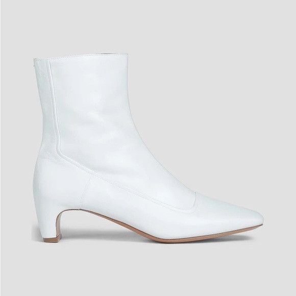 Maison Margiela Maison Margiela Boots Heels White Leather 7 40 Side Zip Size US 7 / EU 40 - 23 Thumbnail