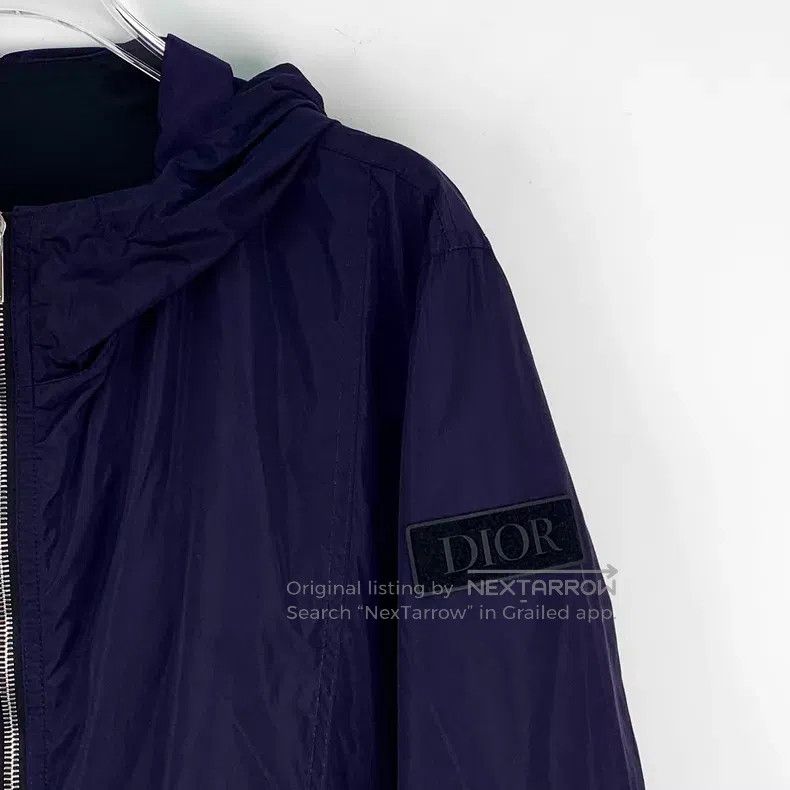 Dior Dior Dark blue logo hooded zipper long-sleeved jacket Size US M / EU 48-50 / 2 - 3 Thumbnail