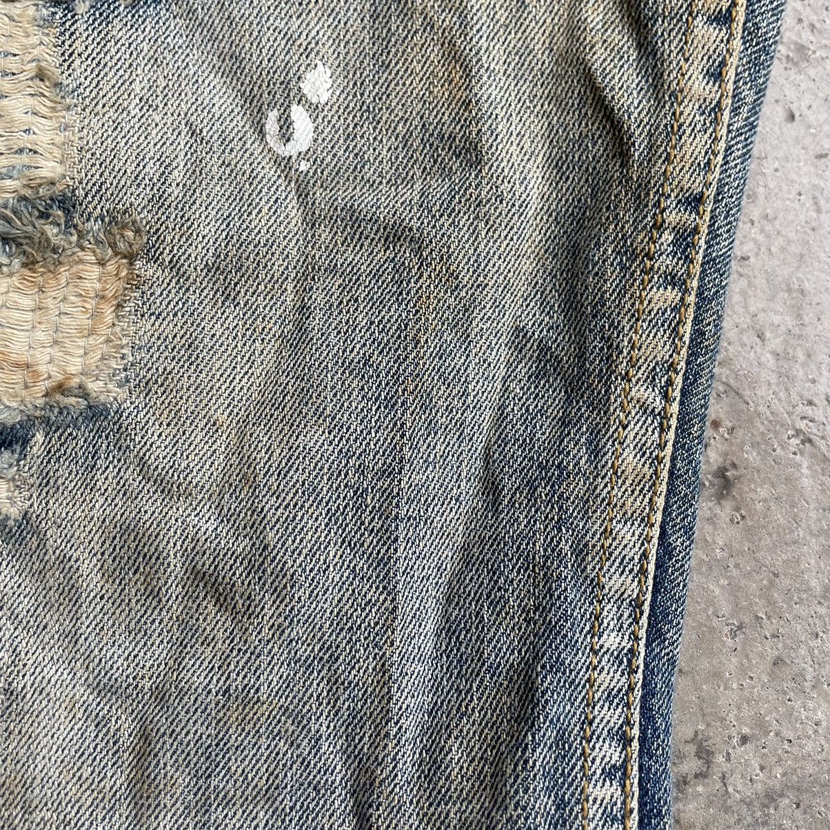Vintage 🔥Joge Martin Patchworks Ripped Distress Dirty Denim Jeans Size US 36 / EU 52 - 14 Thumbnail