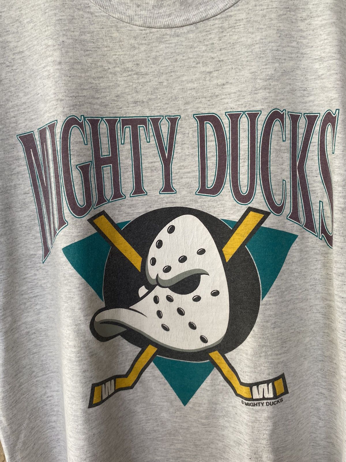 Vintage Rare 90s Vintage NHL The Mighty Ducks Tees Movie Size US L / EU 52-54 / 3 - 2 Thumbnail