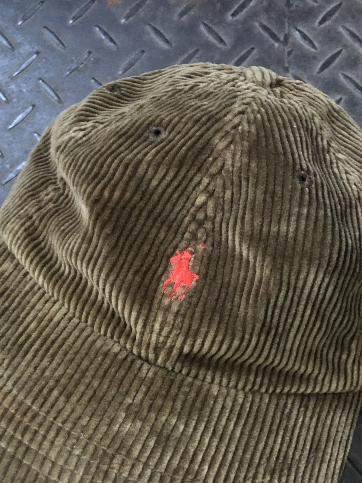 Polo Ralph Lauren Rare Vintage Polo Ralph Lauren Corduroy Hat Size ONE SIZE - 3 Thumbnail