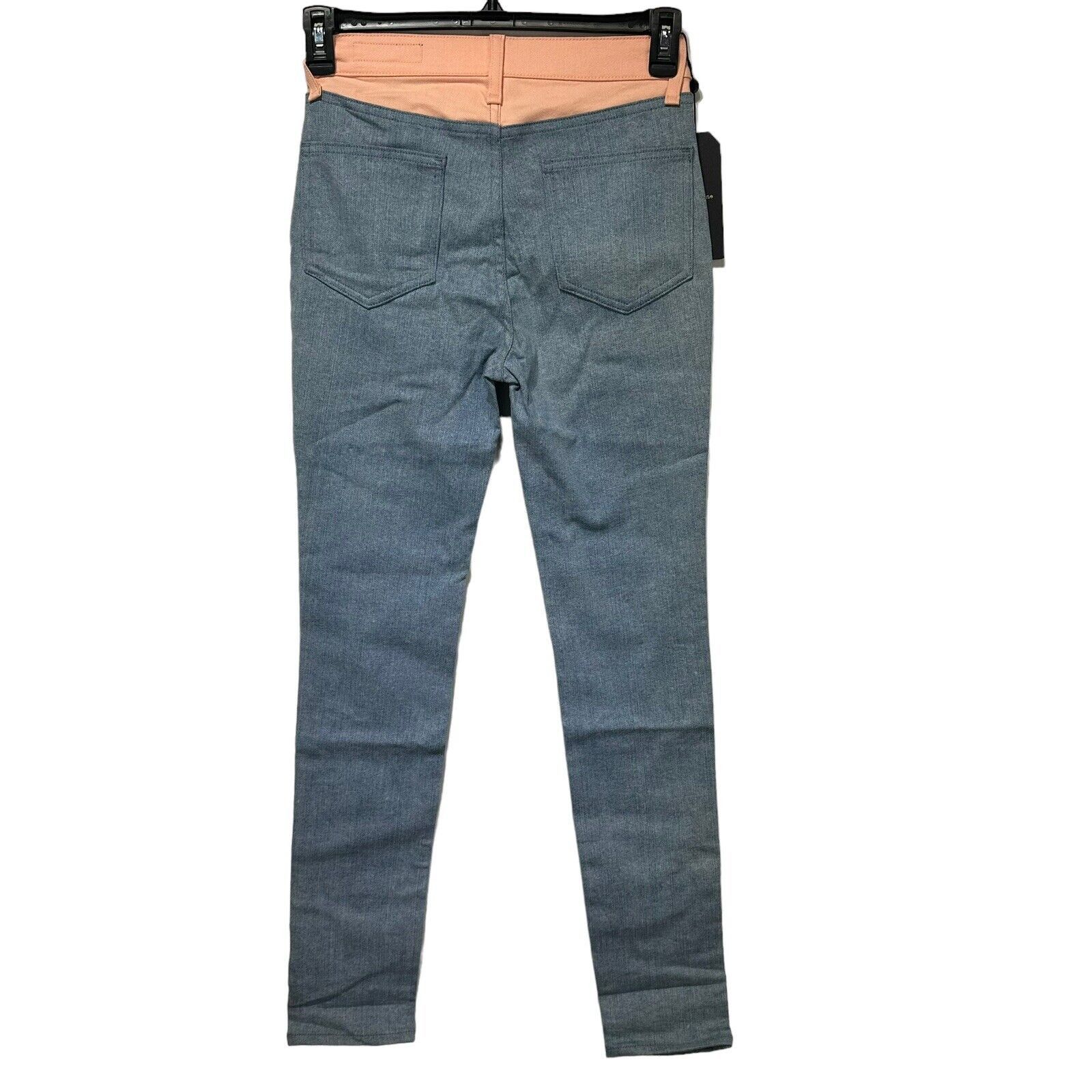 Rag & Bone Rag & Bone Nelly Prairi 18155 Pink Blue Cotton Jeans Size 27 Size 27" / US 4 / IT 40 - 3 Thumbnail