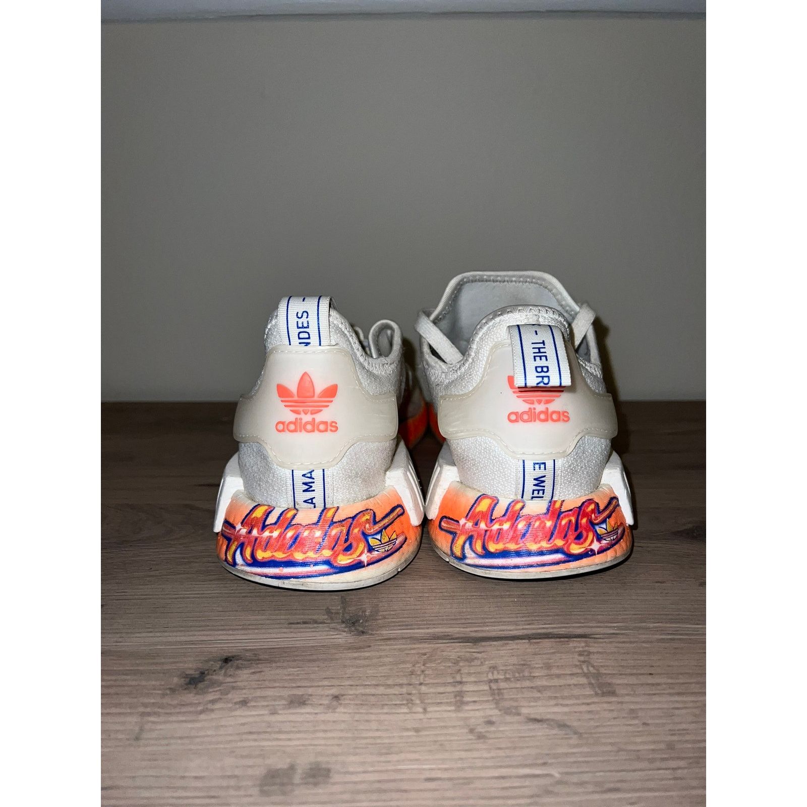 Adidas Adidas NMD R1 Graffiti White Signal Coral Shoes Sneakers 10 Size US 10 / EU 43 - 5 Thumbnail