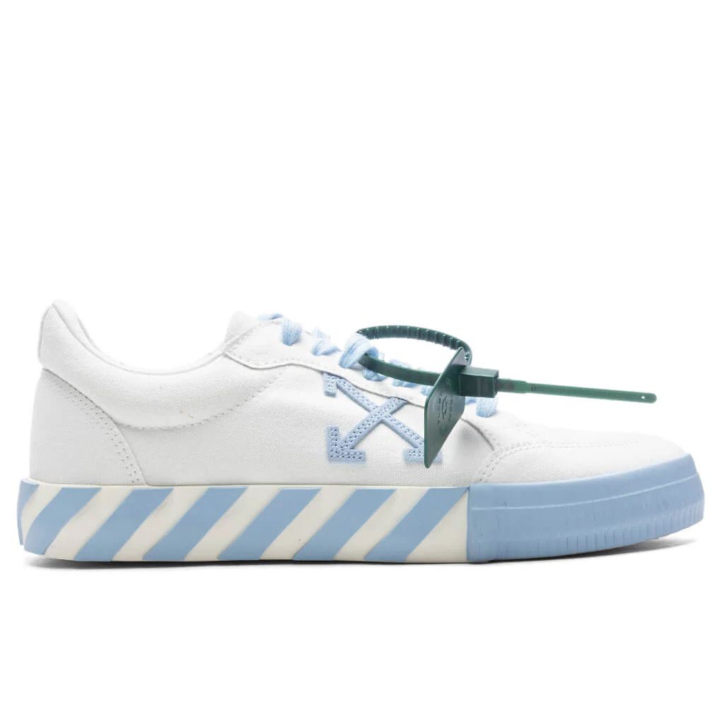 Off-White o1w1db10824 Low Vulcanized Canvas in White Size US 13 / EU 46 - 1 Thumbnail