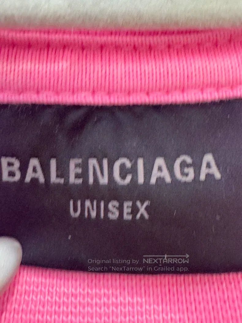 Balenciaga Balenciaga Short Sleeve T-Shirt, Pink Exclusive, Size S Size US S / EU 44-46 / 1 - 3 Thumbnail