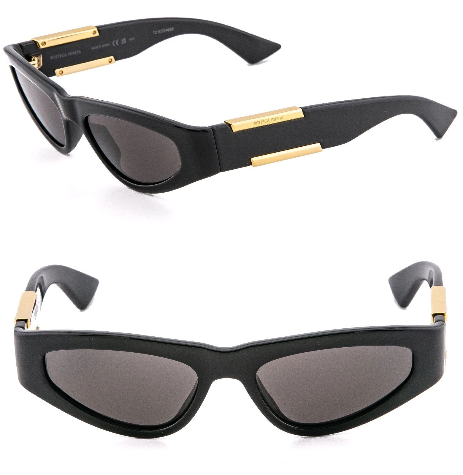 Bottega Veneta BOTTEGA VENETA 1407 BV1407S DASH CAT Black Sunglass 001 Size ONE SIZE - 1 Thumbnail