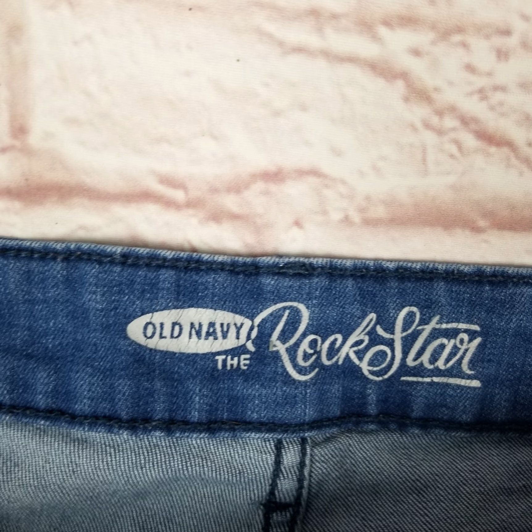 Old Navy VINTAGE Old Navy Rockstar Jeans Womens Plus 16 Light Blue Mid Rise Stretch Denim 5-Pocket Womens Size 38" / US 16 / IT 52 - 5 Thumbnail