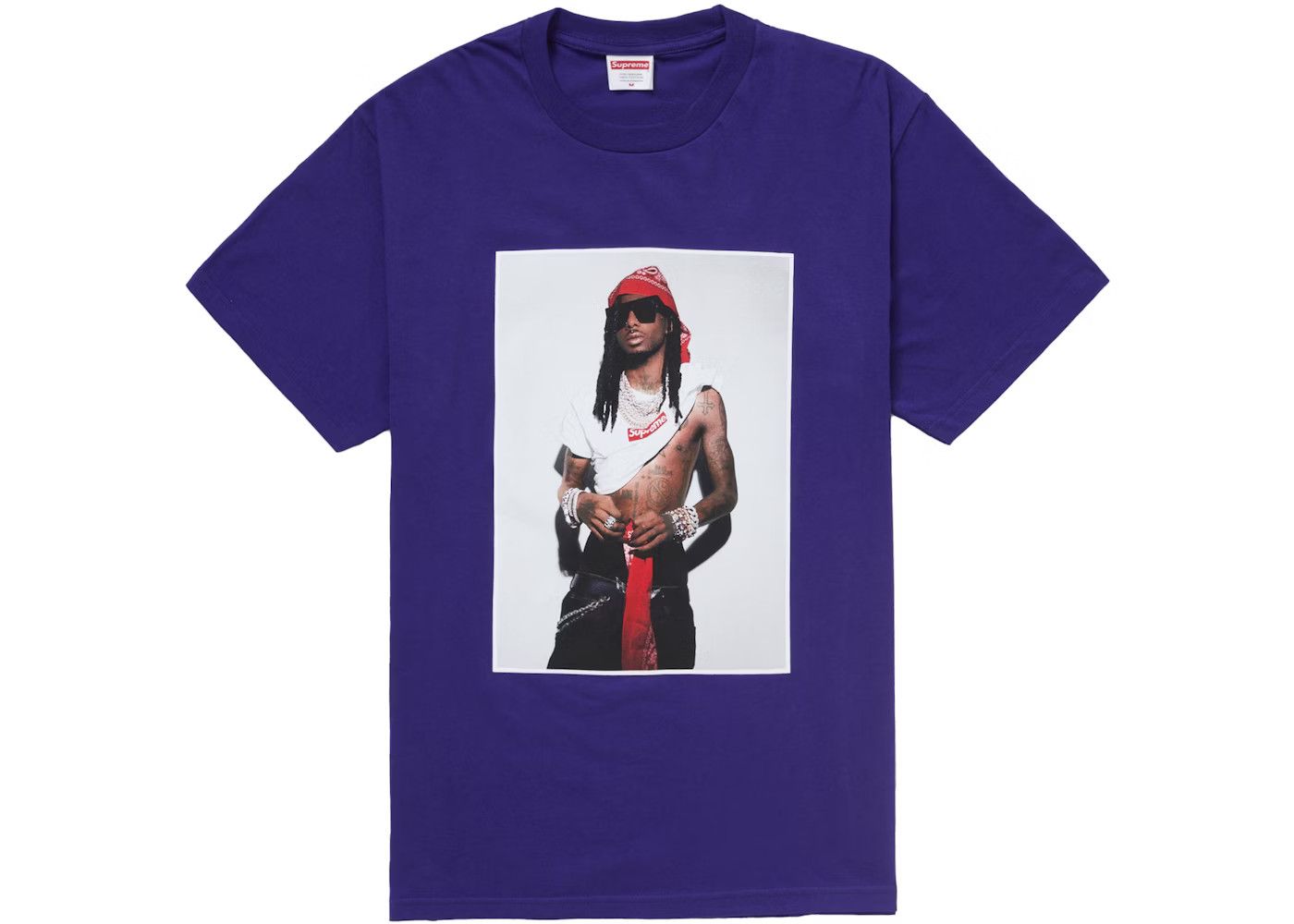 Supreme Supreme Playboi Carti Tee Purple Size US M / EU 48-50 / 2 - 1 Thumbnail