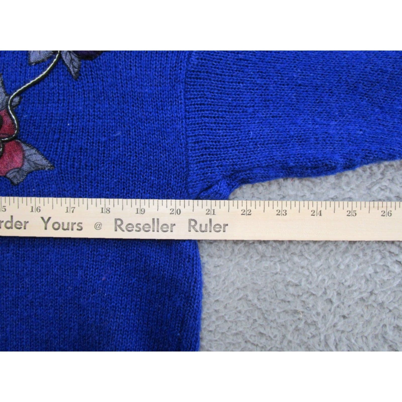 Vintage VINTAGE 80s Dana Scott Pullover Sweater Women's Large Blue Size L / US 10 / IT 46 - 5 Thumbnail