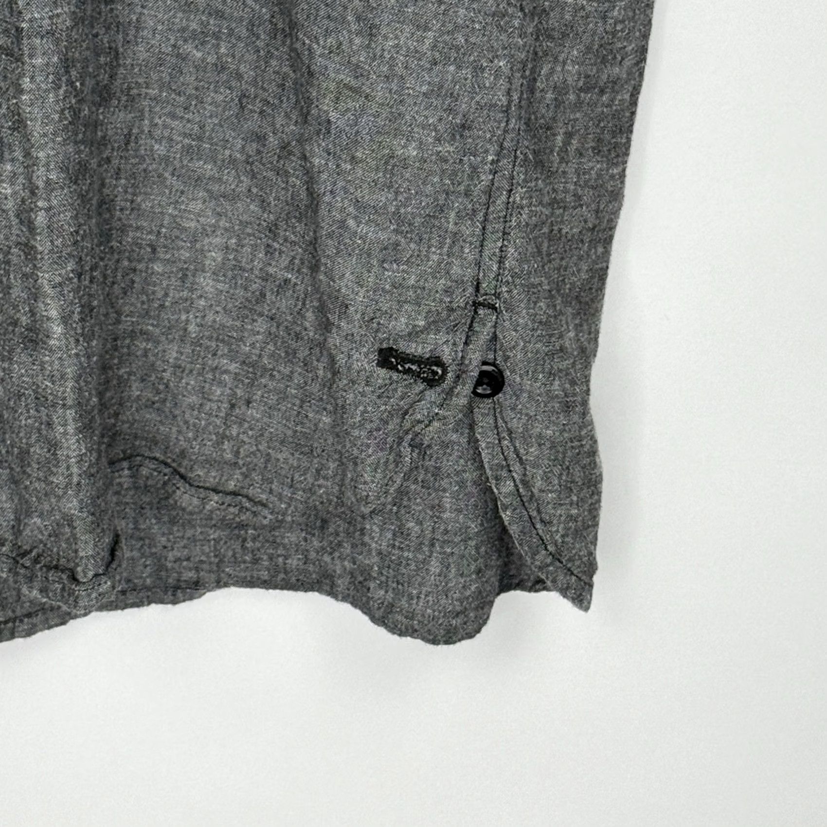 Outerknown OUTERKNOWN Shirt Mens Large Gray Button Up Hemp Tencel Lightweight Sustainable Size US L / EU 52-54 / 3 - 7 Thumbnail