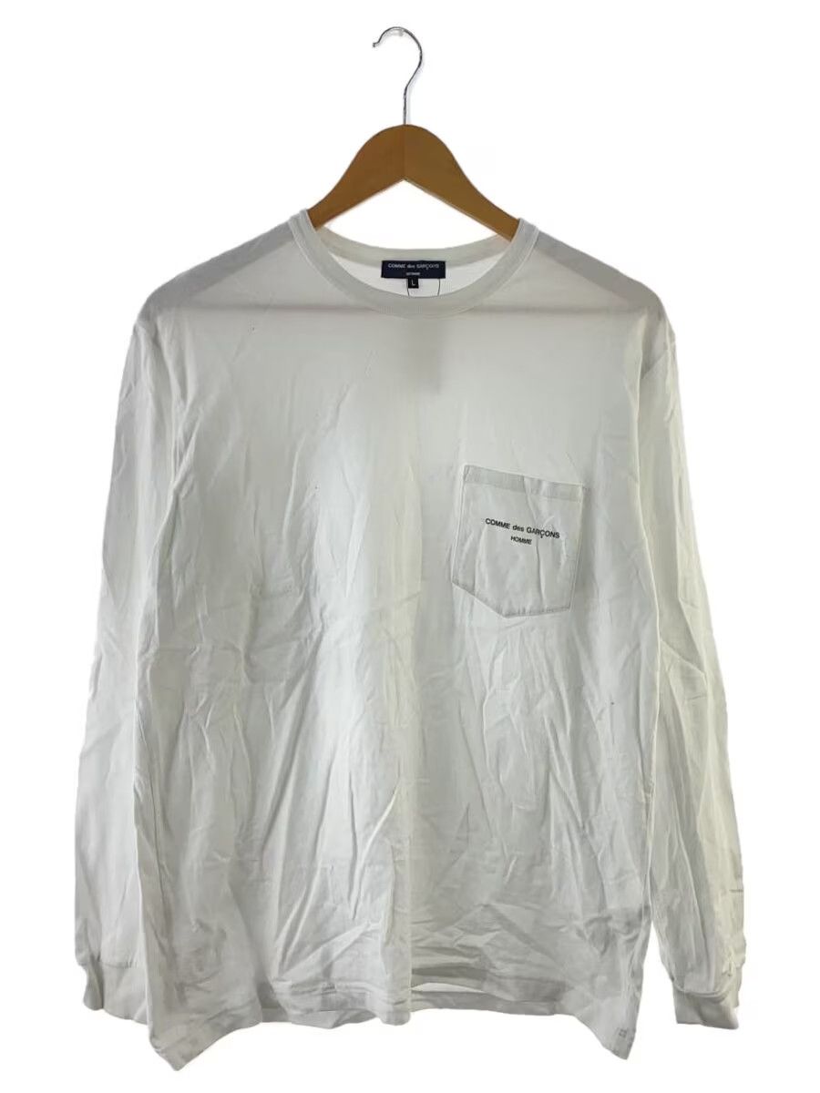 Comme des Garcons × Comme des Garcons Homme Logo Long Sleeve Tee Size US L / EU 52-54 / 3 - 1 Thumbnail