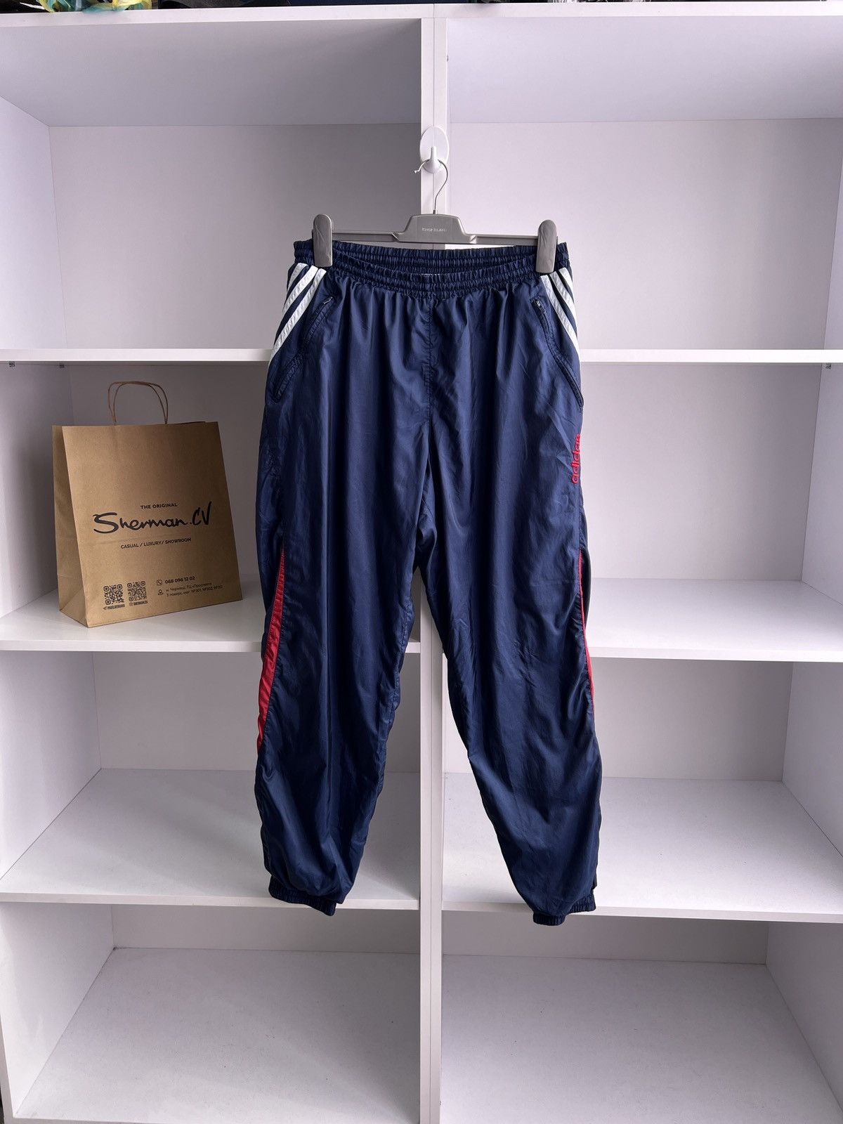 Vintage Adidas Streetwear 90s style nylon pants