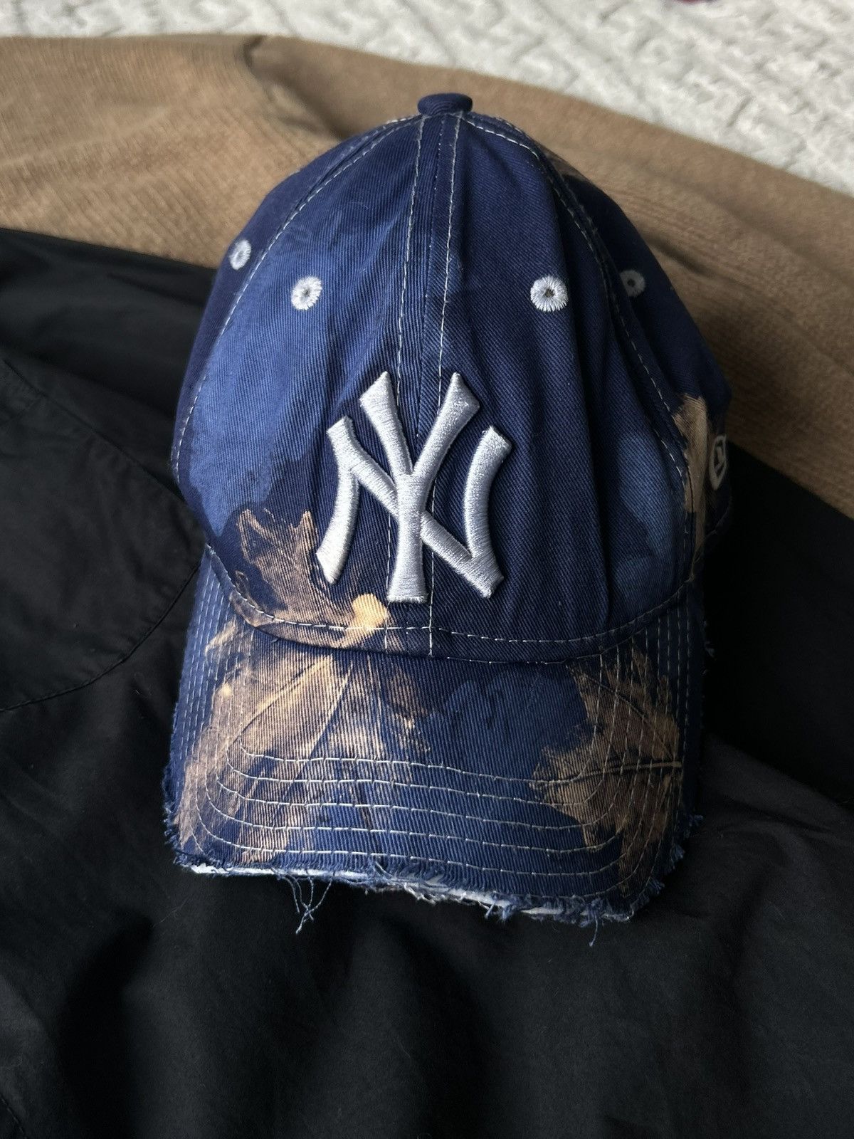 New York Yankees Vintage cap hats new york yankees custom real tree handmade Size ONE SIZE - 1 Thumbnail