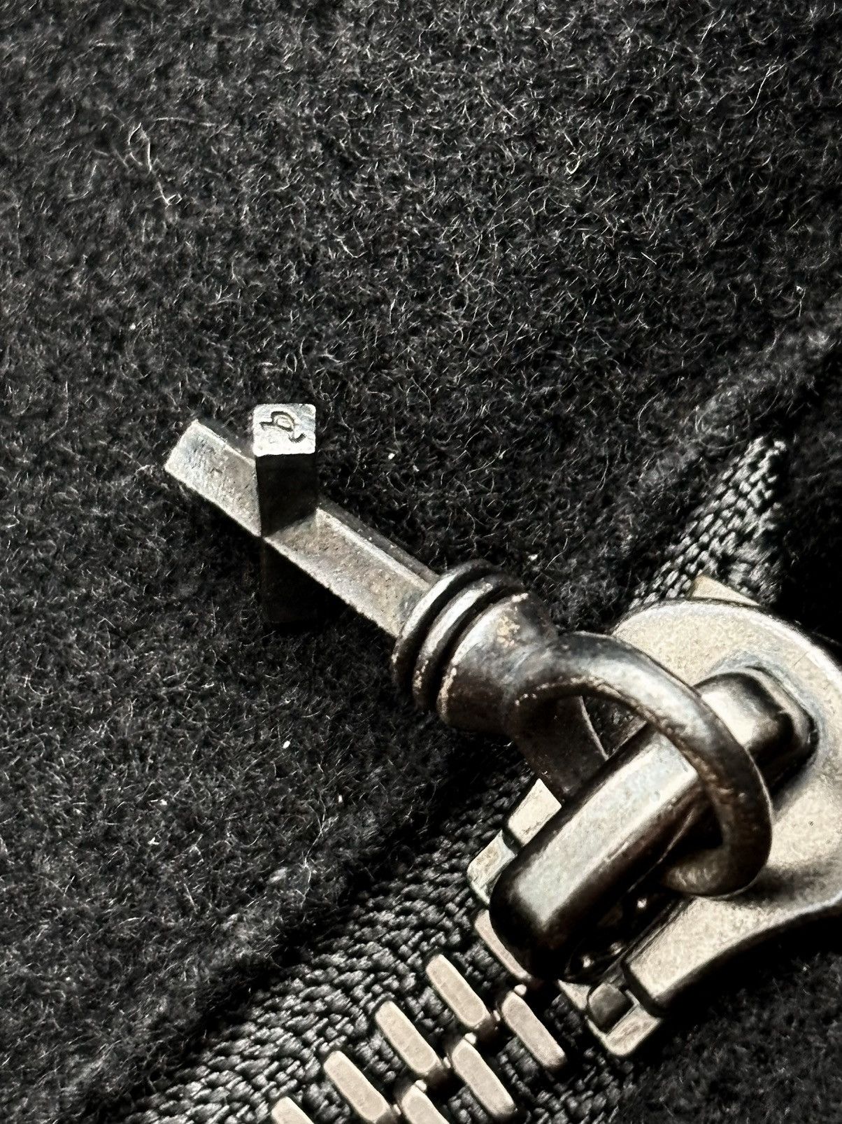 EYEFUNNY Eyefunny .925 Silver Black Wool Blazer Jacket Size US S / EU 44-46 / 1 - 14 Thumbnail