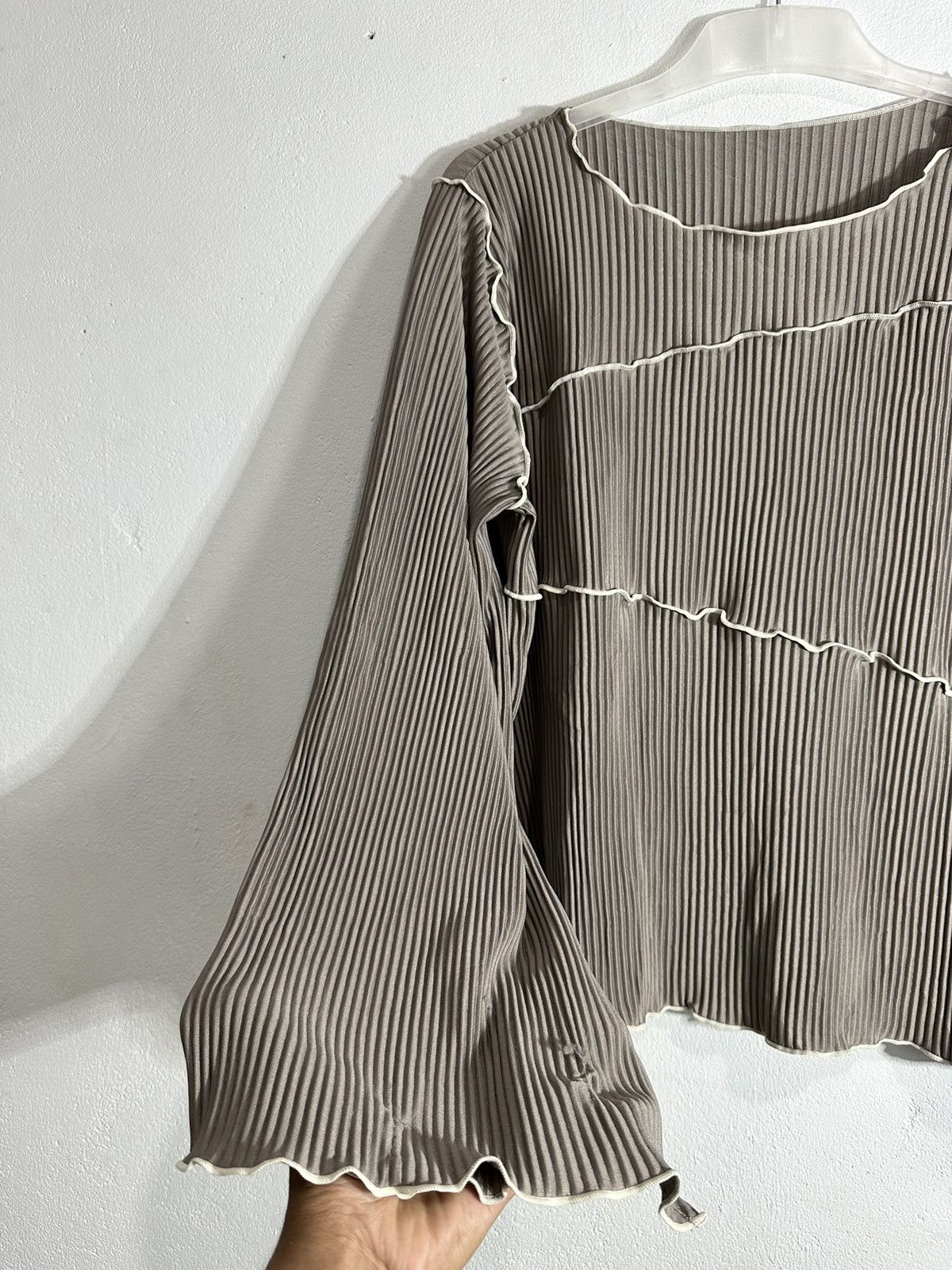 Japanese Brand 2000s UNDEFINED PLEATS LUTIQUE ISSEY MIYAKE YOHJI STYLE Size L / US 10 / IT 46 - 5 Thumbnail