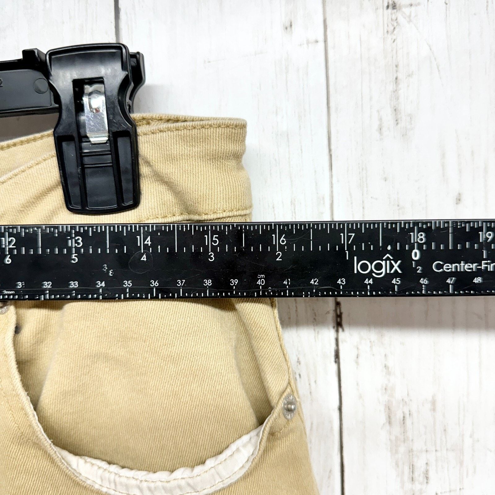 Other Jeans Women Size Small Two Tone High Rise Relaxed Straight Size 27" / US 4 / IT 40 - 3 Thumbnail