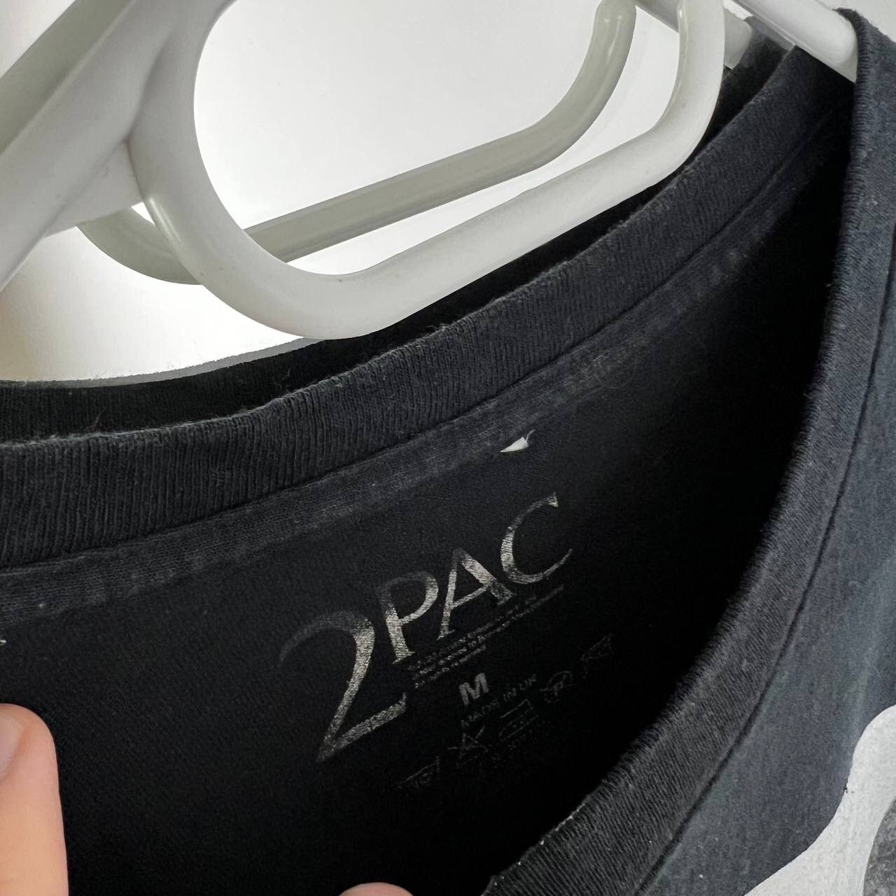 Rap Tees Y2k Vintage 2Pac Rap Tee Total Drill Washed T-shirt Size US M / EU 48-50 / 2 - 5 Thumbnail