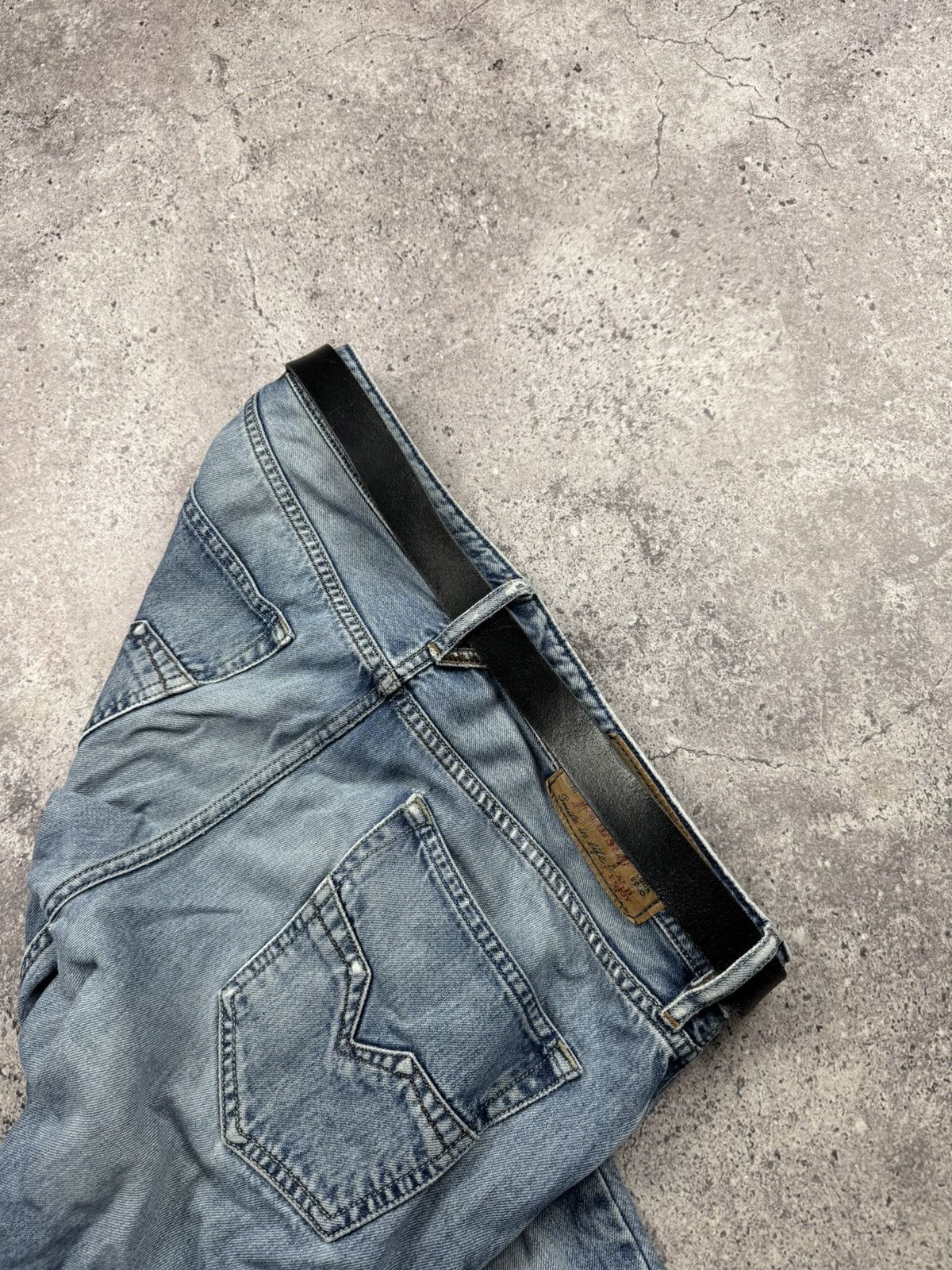 Japanese Brand 00’S NINE STYLE JAPAN LEATHER Y2K OPIUM BELT ARCHIVE Size ONE SIZE - 4 Thumbnail