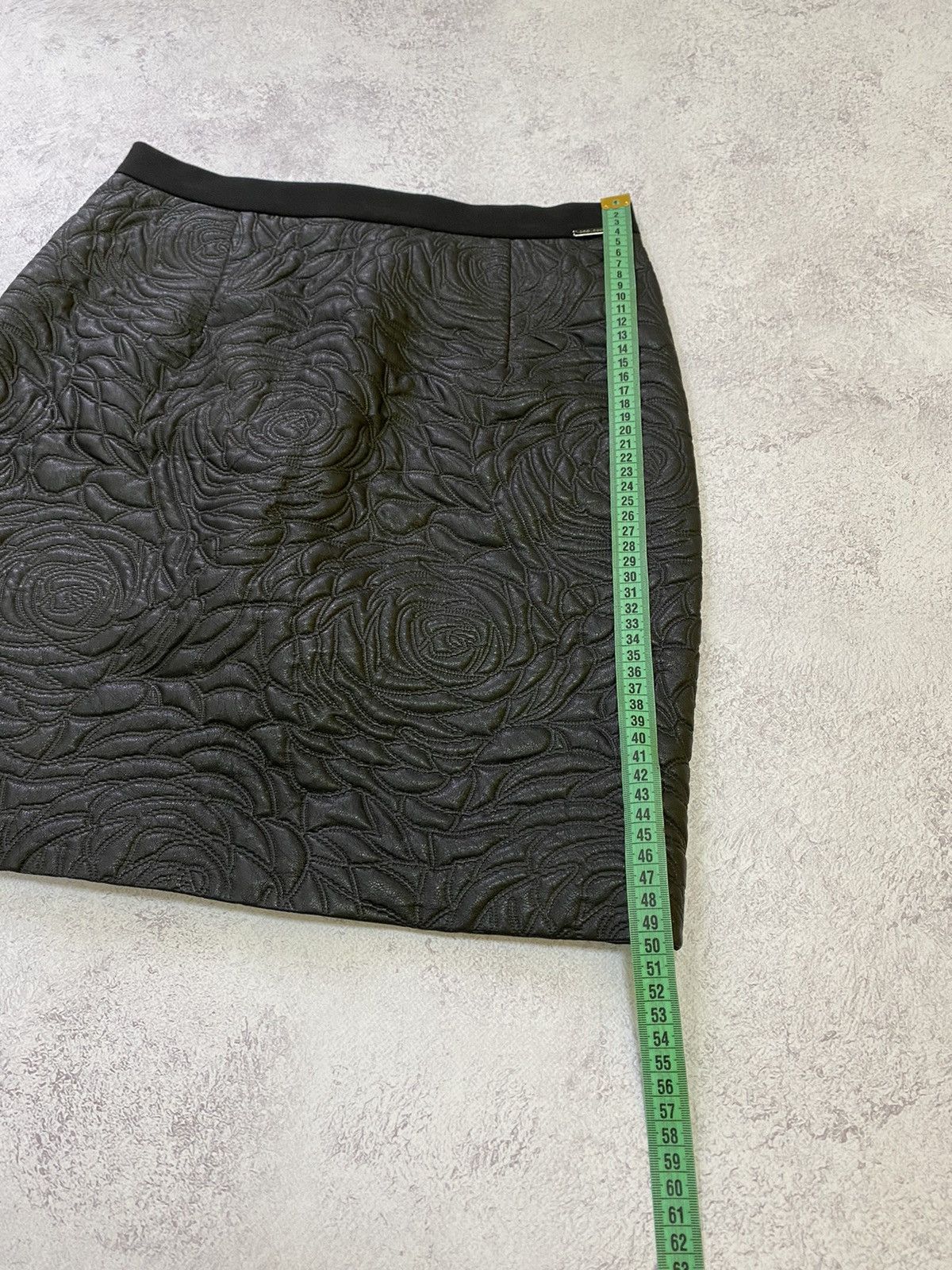 Cop Copine Cop Copine Floral Black Avant Garde Skirt Size 38 Size 26" / US 2 / IT 38 - 10 Thumbnail