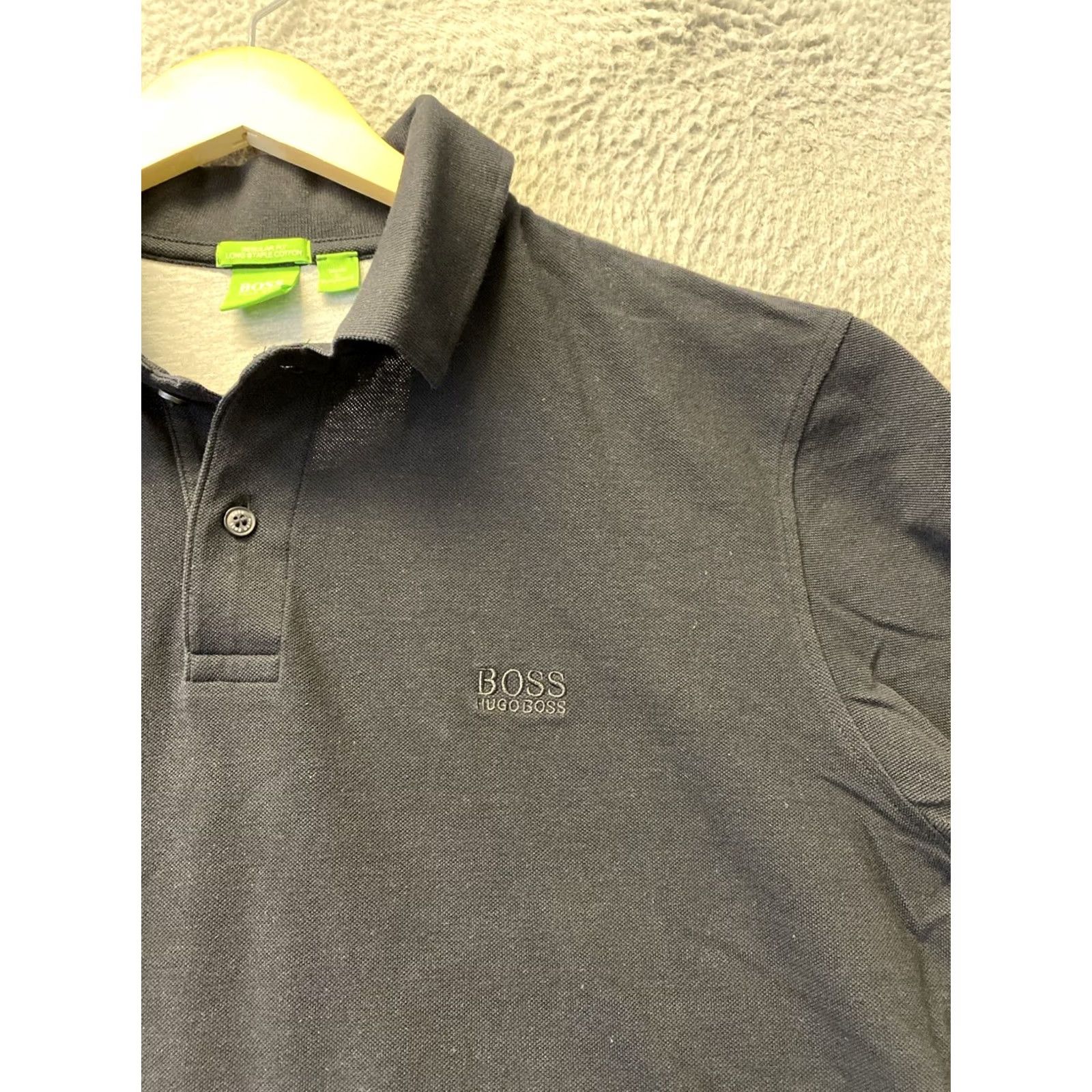 Hugo Boss HUGO BOSS POLO SHIRT XL Men Black Slim Short Sleeve Polo 0724 Size US XL / EU 56 / 4 - 4 Thumbnail