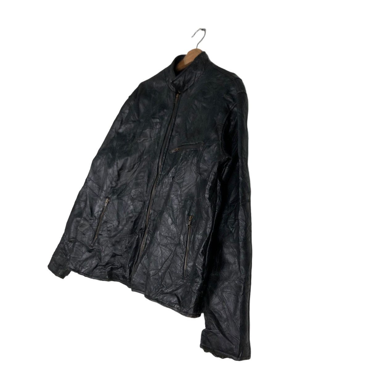 Japanese Brand 🔥Vintage Biker Genuine Leather Jacket Progress Uomo Japan Size US L / EU 52-54 / 3 - 2 Thumbnail