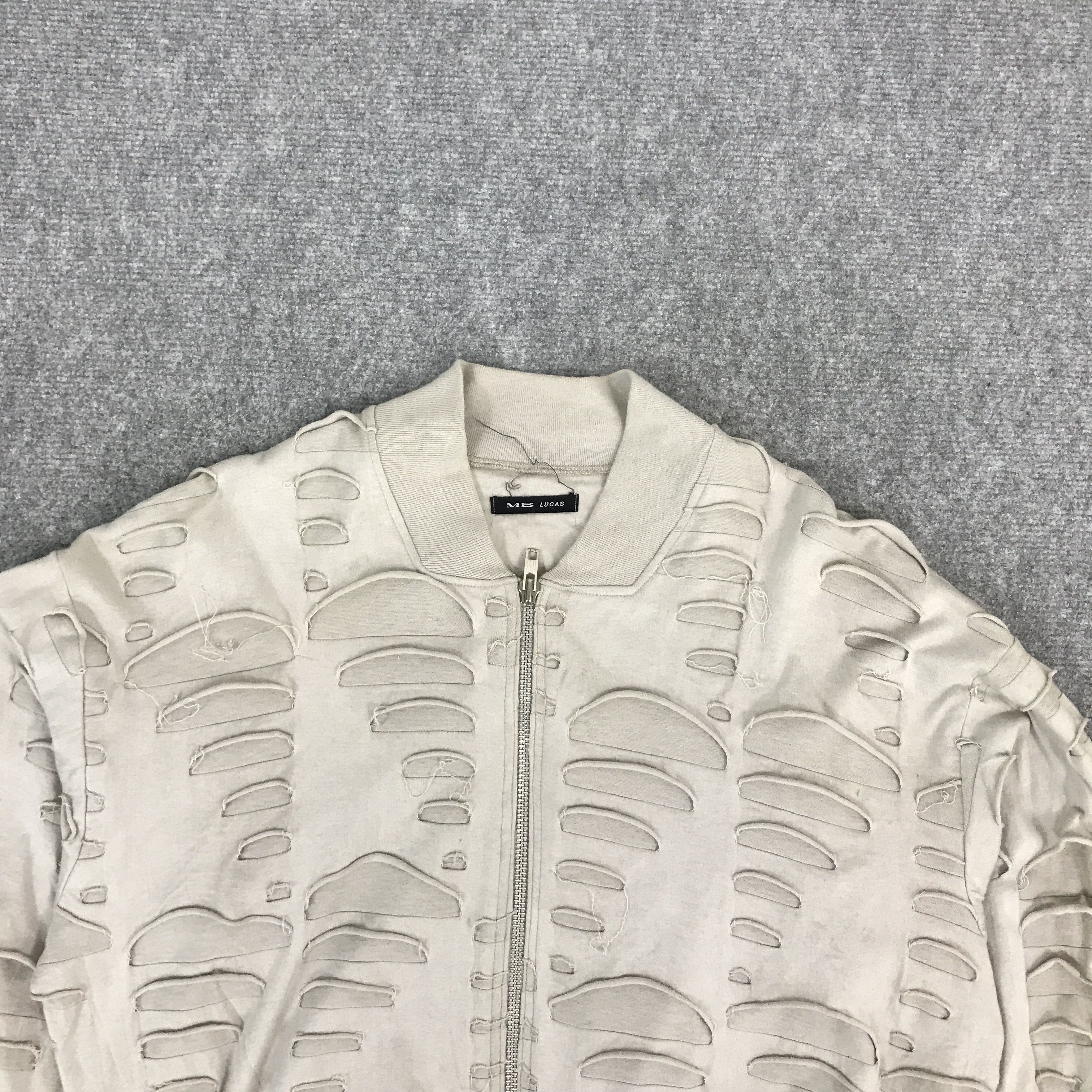 If Six Was Nine × Japanese Brand × Le Grande Bleu (L.G.B.) JAPAN MADE DESIGN DISTRESSED MB LUCAS JACKET Size US L / EU 52-54 / 3 - 3 Thumbnail