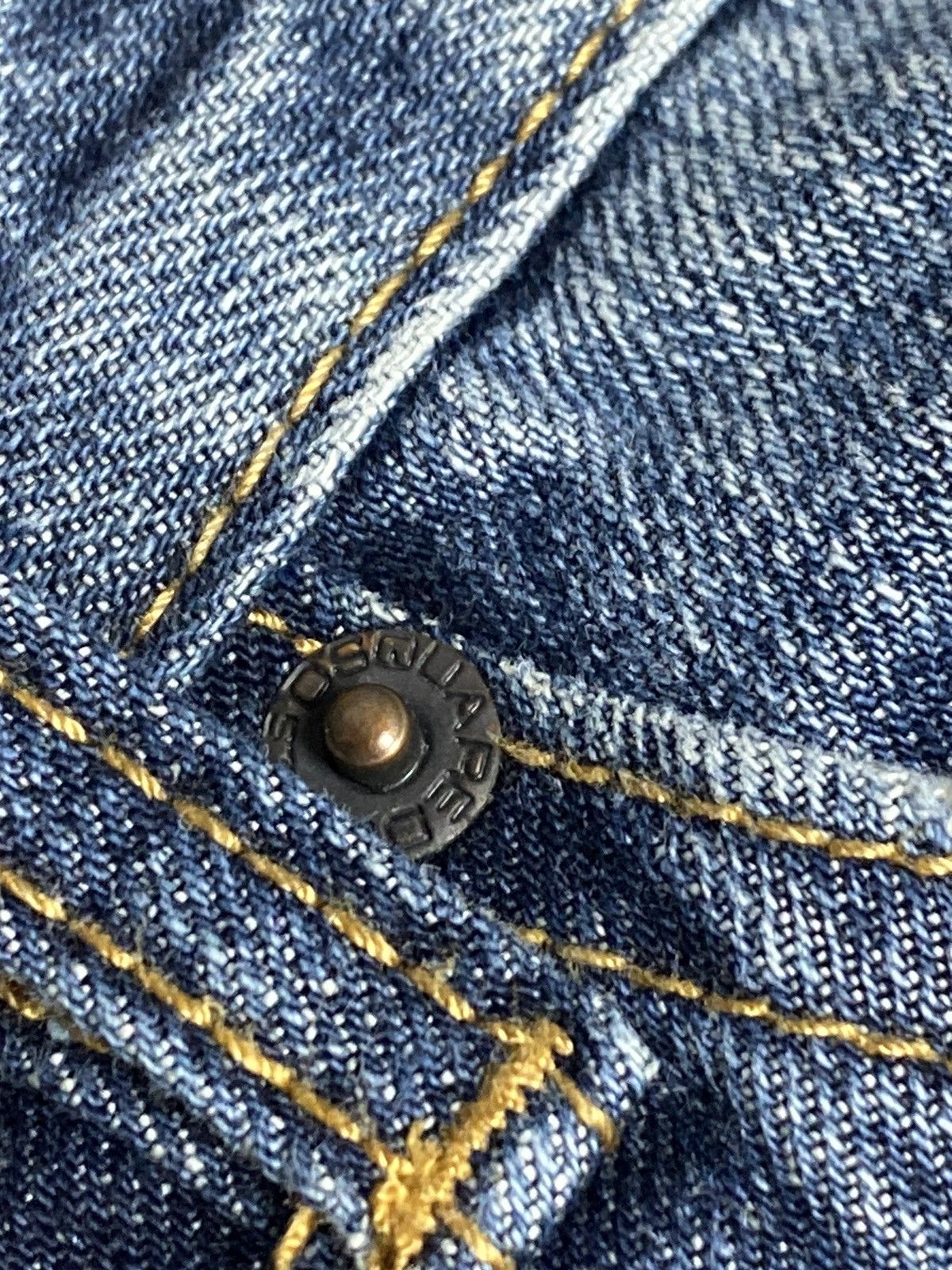 Dsquared2 Vtg DSQUARED2 Blue Distressed Jeans Size 52 Straight 35x31 Size US 36 / EU 52 - 8 Thumbnail