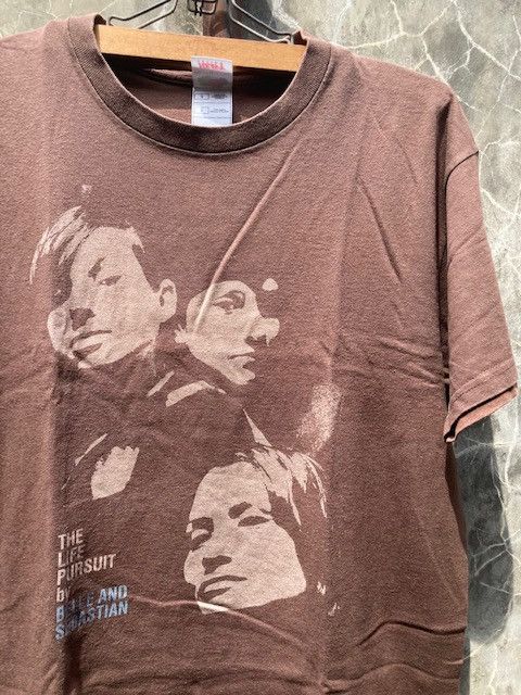 image of Band Tees x Vintage 2006 Belle And Sebastian The Life Pursuit Vintage T-Shirt in Brown (Size Large)
