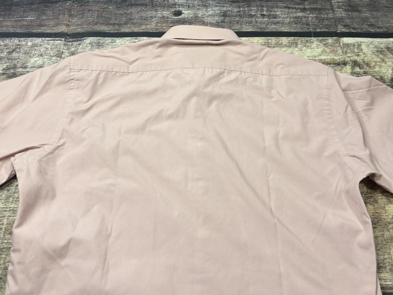 Saint Laurent Paris VTG Yves Saint Laurent Shirt Mens 15.5 34/35 Button Down Size 38R - 7 Thumbnail