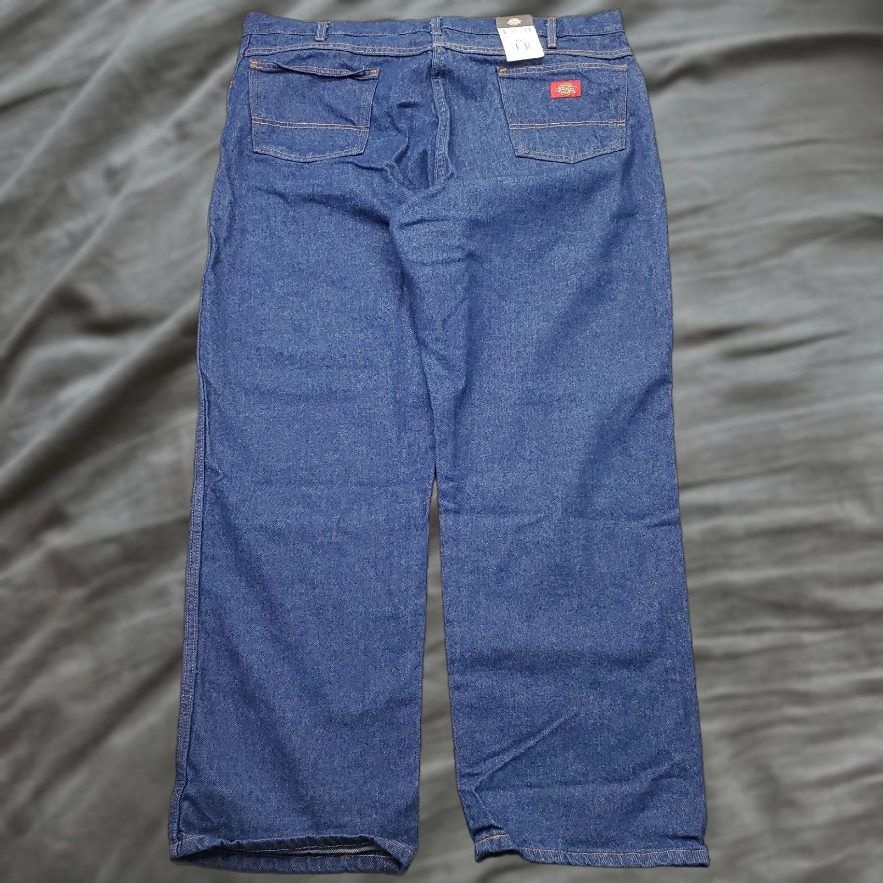 Dickies Dickies Jeans Men 40x30 Blue Denim Boho Straight Leg Relaxed CR393RNB Jeans Mens Size 40 Blue Denim Relaxed Straight 5-Pocket NWT Size US 40 / EU 56 - 1 Thumbnail