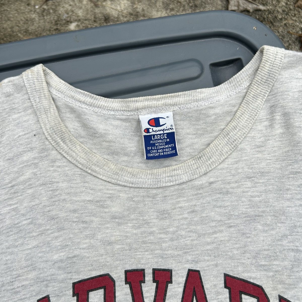 Vintage Vintage Champion 90s Harvard University T-shirt Size US M / EU 48-50 / 2 - 13 Thumbnail