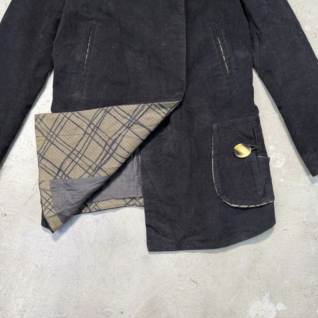 Vivienne Westwood Vivienne Westwood Red Label VTG Black Velvet Orb Button Coat Size S / US 4 / IT 40 - 4 Thumbnail
