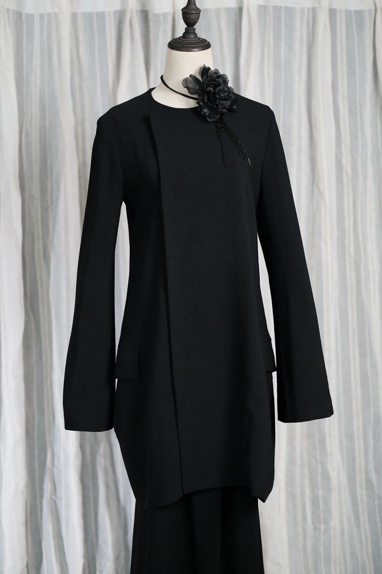Yohji Yamamoto Yohji Yamamoto 1997 AW Dior Tribute Decon Black Top Size S / US 4 / IT 40 - 3 Thumbnail