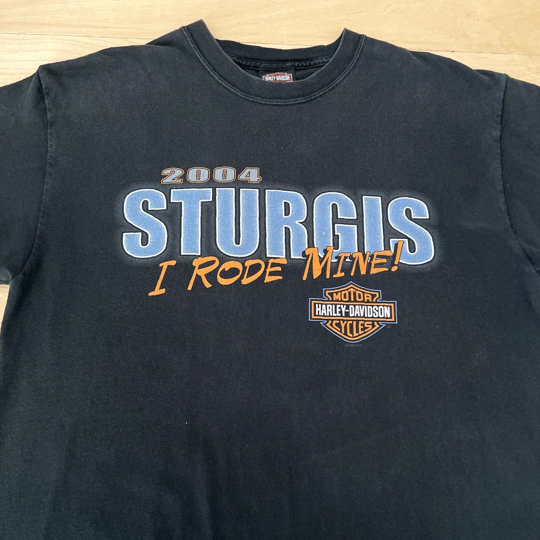 Harley Davidson VINTAGE Harley-Davidson Sturgis Shirt L Black 90s Biker USA T-Shirt Men Large Harley-Davidson Shirt Slug Size US L / EU 52-54 / 3 - 3 Thumbnail