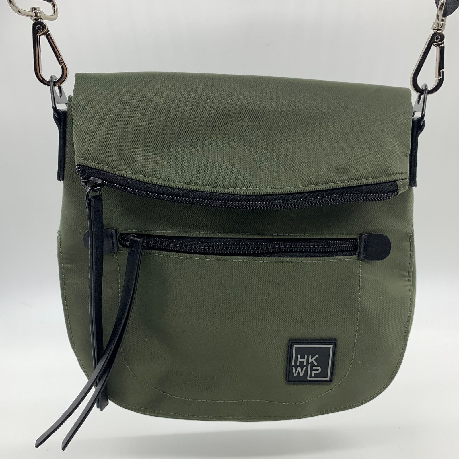 IHKWIP outlet Foldover Saddle Crossbody with RFID Cardholder Military Olive,Bag