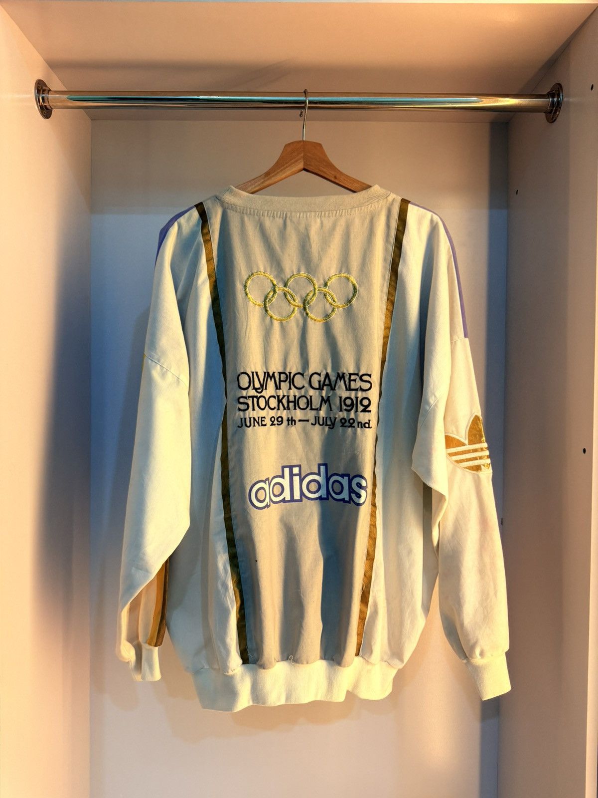 Adidas × USA Olympics × Vintage Vintage Adidas Olympic Sweatshirt Size US XL / EU 56 / 4 - 2 Thumbnail