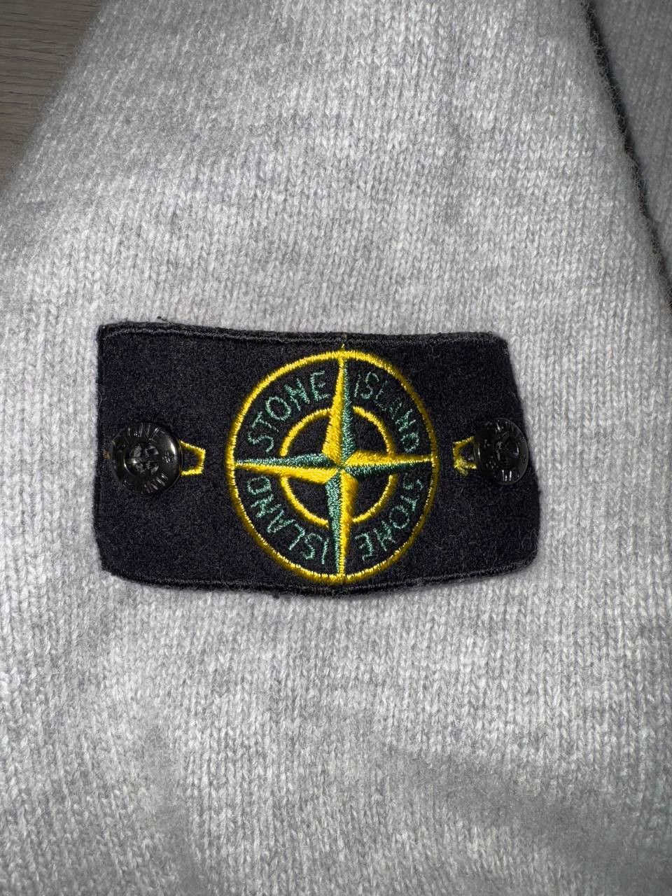 Stone Island Stone Island Knit Sweater 'Pearly Grey' Size US XL / EU 56 / 4 - 4 Thumbnail