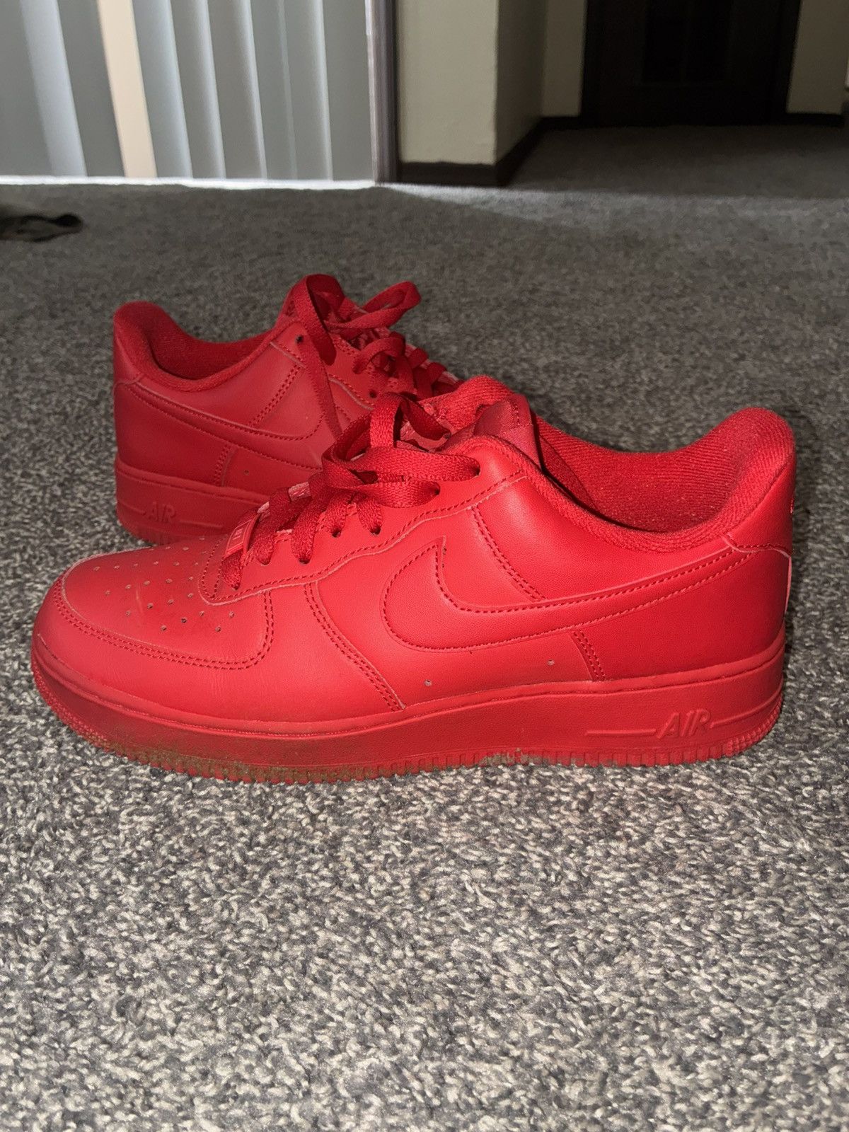 Nike NIKE AIR FORCE RED Size US 9 / EU 42 - 2 Thumbnail