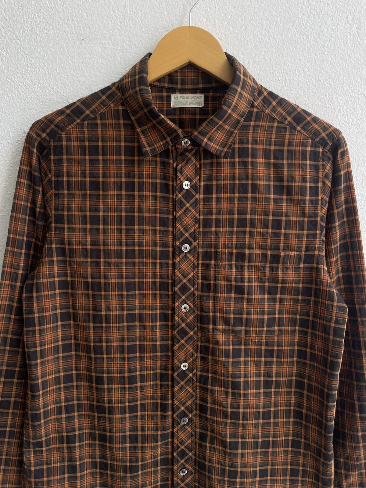 Final Home Vintage Final Home Plaid Button Up Longsleeve Shirts Size US S / EU 44-46 / 1 - 4 Thumbnail