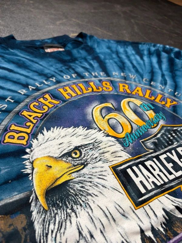 Harley Davidson Harley Davidson 60th Anniversary 2000 License Tie Dye Size US L / EU 52-54 / 3 - 6 Thumbnail