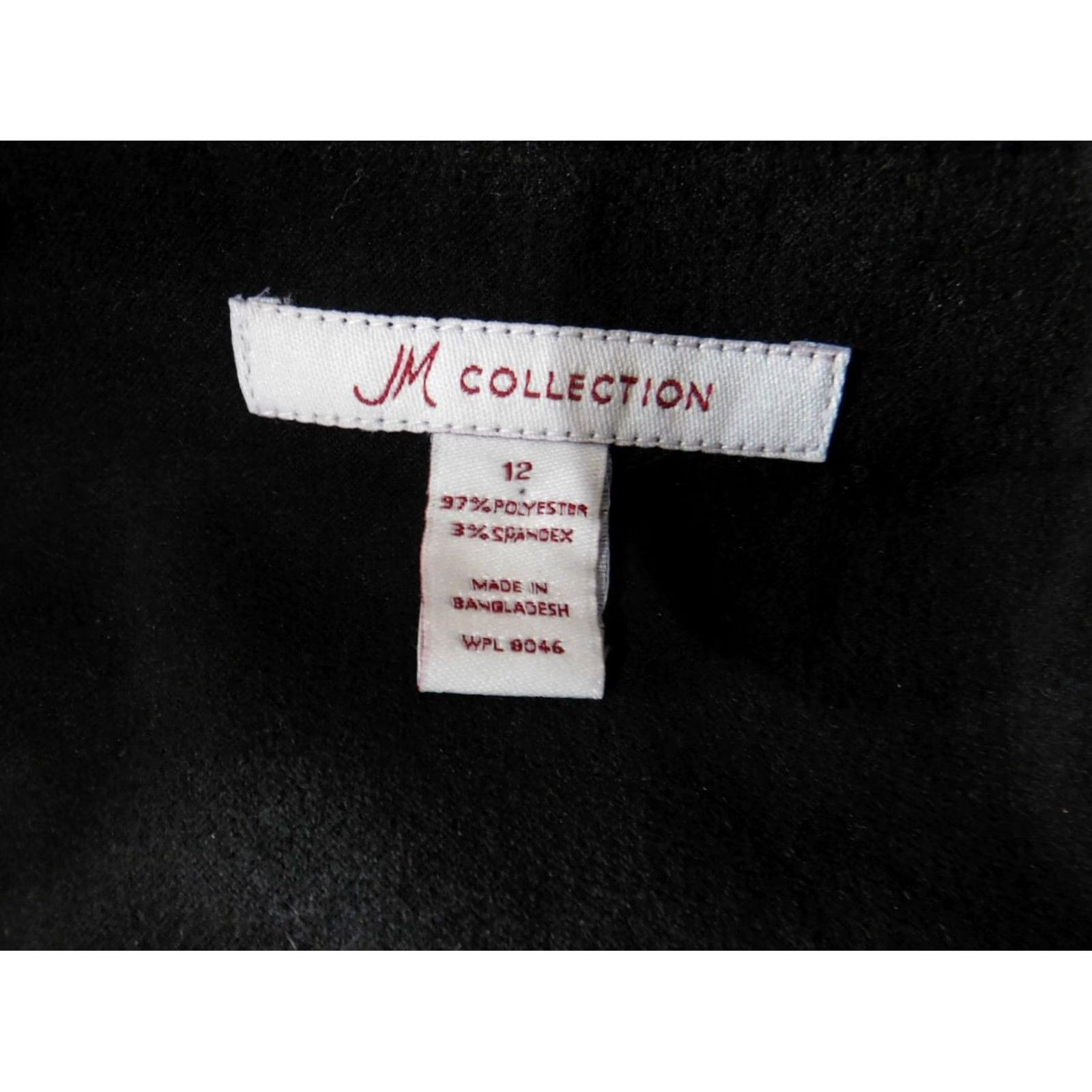 JM Collection JM Collection Womens Jacket 12 Red Full Zip Casual Stretch Jacket Women Long Sleeve Solid Red Embroidered Peanuts Fall Spring Regular Size 12 Mens? Size XL / US 12-14 / IT 48-50 - 5 Thumbnail