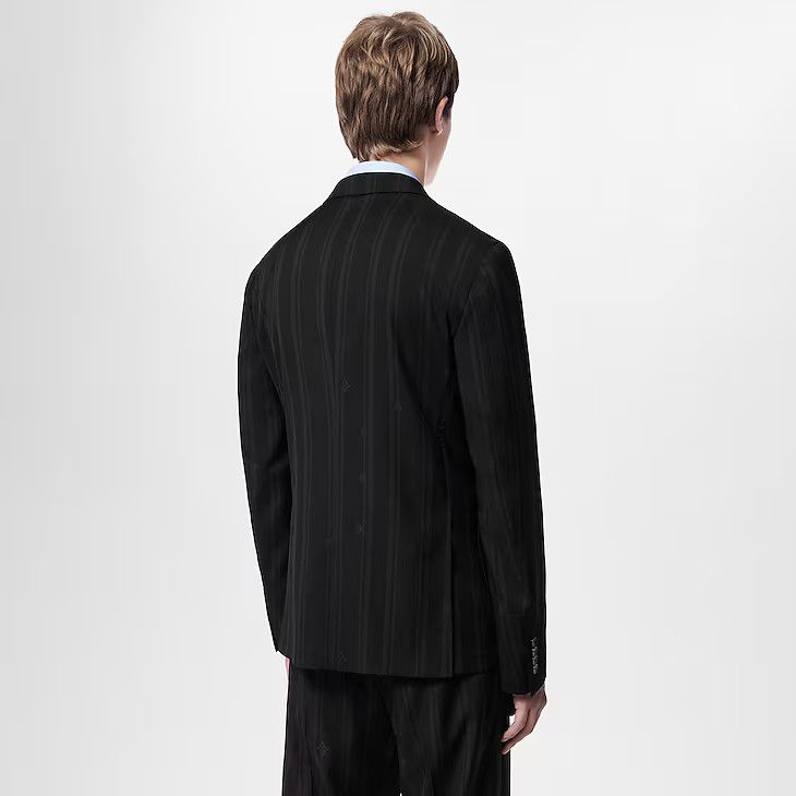 Louis Vuitton Single-Breasted Wool Napolitana Jacket - 50 M Size 50R - 6 Thumbnail