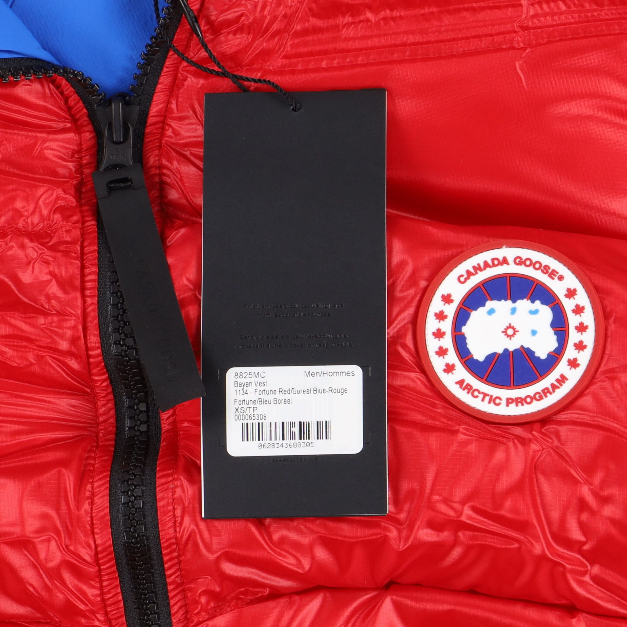 ANGEL CHEN × Canada Goose Red and Blue Reversible Bayan Puffer Vest Size XS / US 0-2 / IT 36-38 - 6 Thumbnail